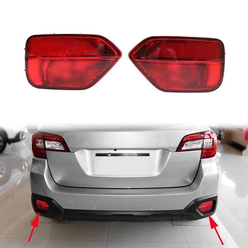 

Car Rear Bumper Fog Light Parking Warning Light Reflector Taillights for Subaru Outback 2015 2016 2017 2018