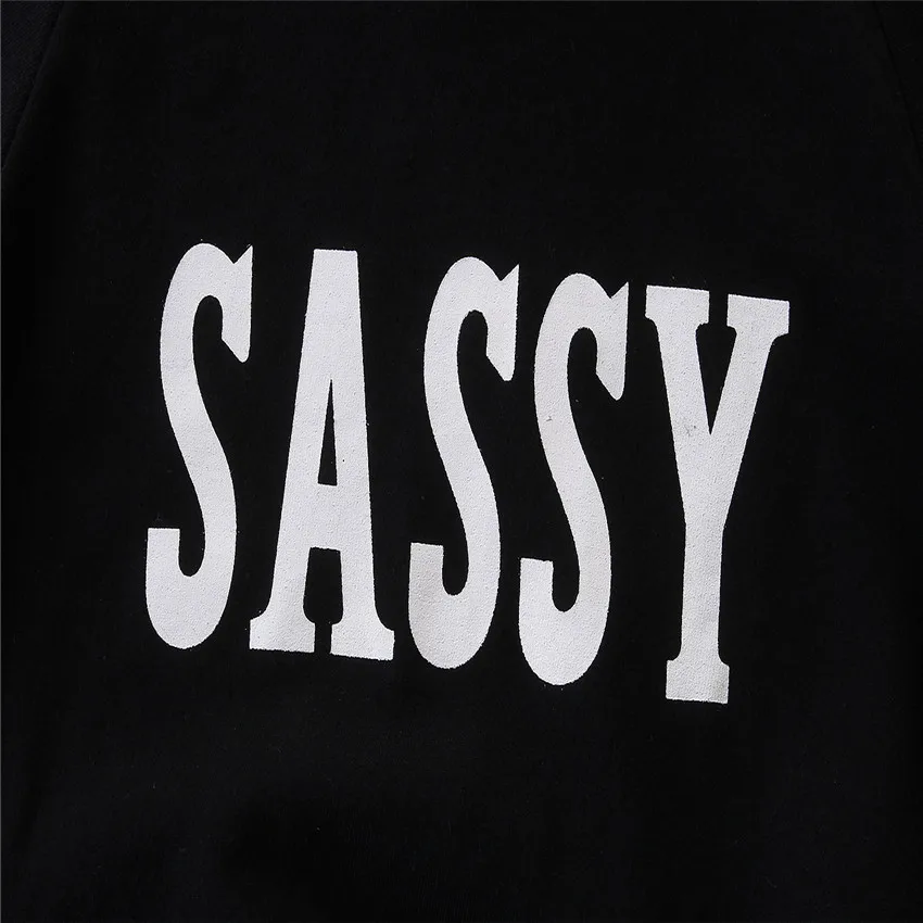 Baby 2Piece Set Spring Fall Toddler Girls Clothes Casual Fashion Hooded Letter T-shirt+Kids Jeans For Children Clothing BC1812-1 | Мать и