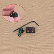 Tactical Green Red Combo Fiber Optic Front Rear Sight Set For Real Sig Sauer P226 P229 P228 P238 P320 P938
