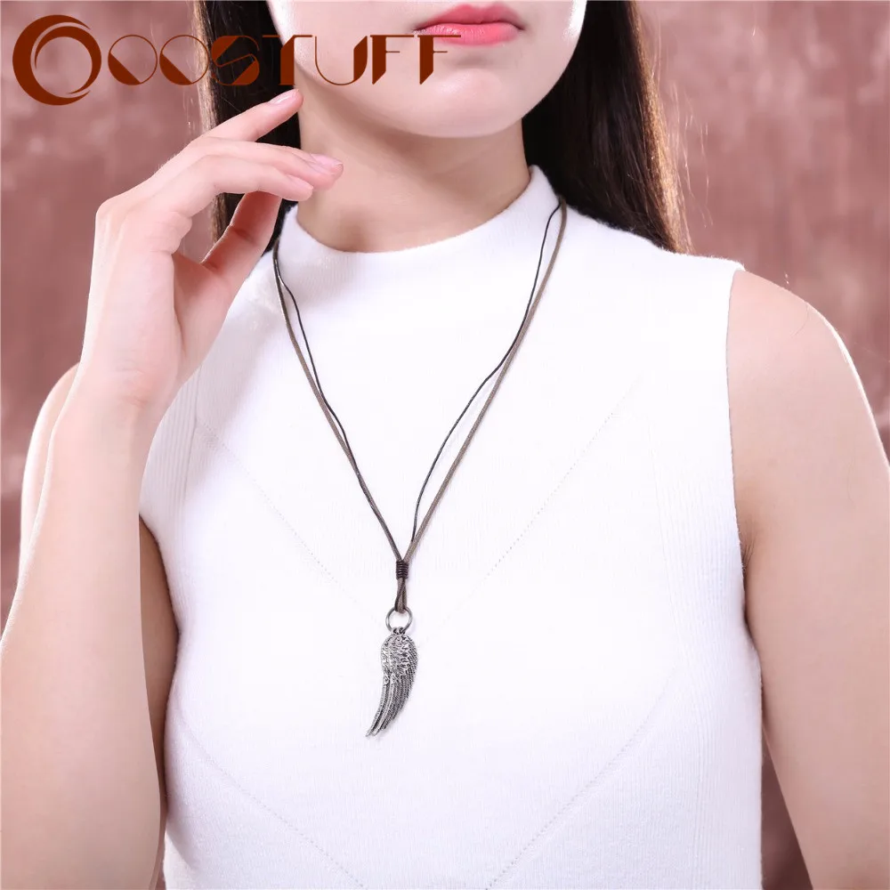 Крупное Колье Jewelry Для мужчин Цепочки и ожерелья Крыло ангела кулон женщин |