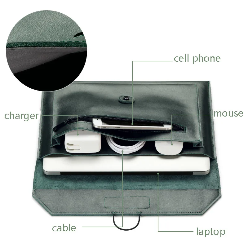 сумка для ноутбука из натура