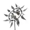 Ветряная колокольчик, однотонная ветряная мельница с узором в виде листьев, декоративное украшение для дома, офиса, магазинов