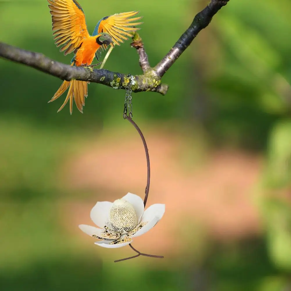 

Hummingbird Feeder Flower Design Bird Feeder With Drainage Hole For Outdoor Home Deck Terrace Garden Decor Decoration