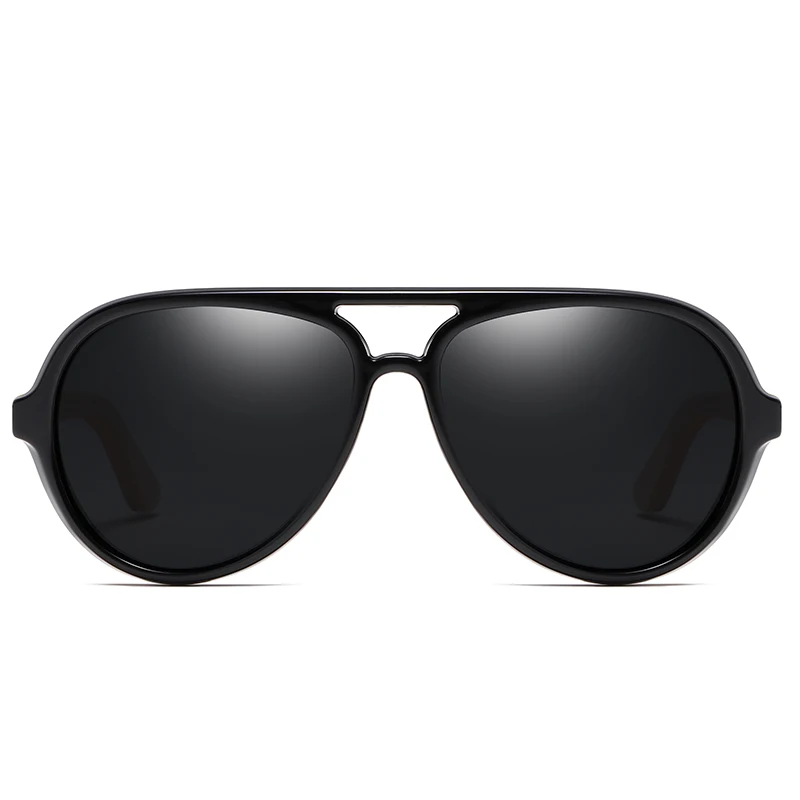 KDEAM пилот дизайн деревянные солнцезащитные очки поляризационные Открытый