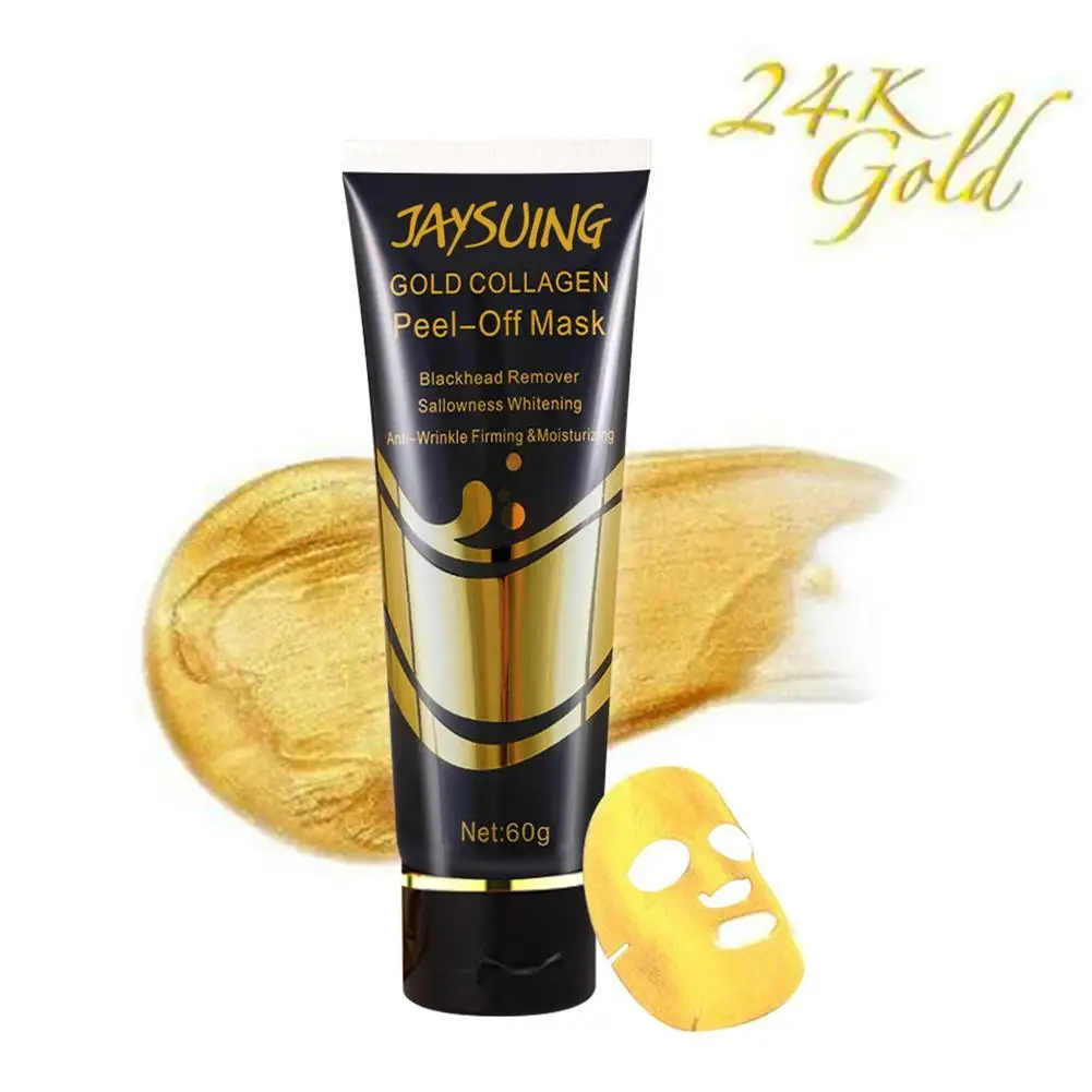 Hot Sell Gold Mask Collagen Face Anti Aging Whitening Wrinkle Lifting Smooth Tear Peel Off Masks Skin Care New |