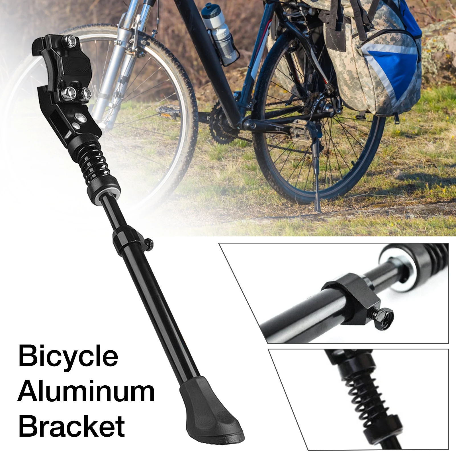 

Bicycle Kickstand kick stand Side Parking Stand Support Foot Mountain Bike Aluminum Bracket Cycling Accessories