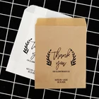 Индивидуальные пакеты для имени и даты, свадебные сувениры, спасибо, цветок, помолвка, вечеринка, конфеты, буфет, бумажные пакеты, печенье, пакеты DZ005