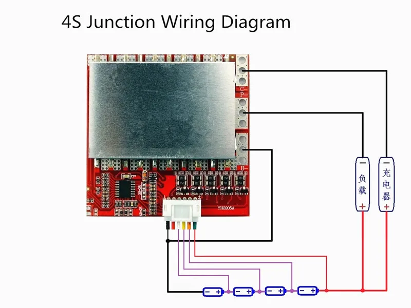 4S 100A/80A 3,7 в Защитная плата для литиевых батарей/BMS 3,2 В LiFePo4 полимерное железо литиевый пояс сбалансированный Электроинструмент солнечная энергия