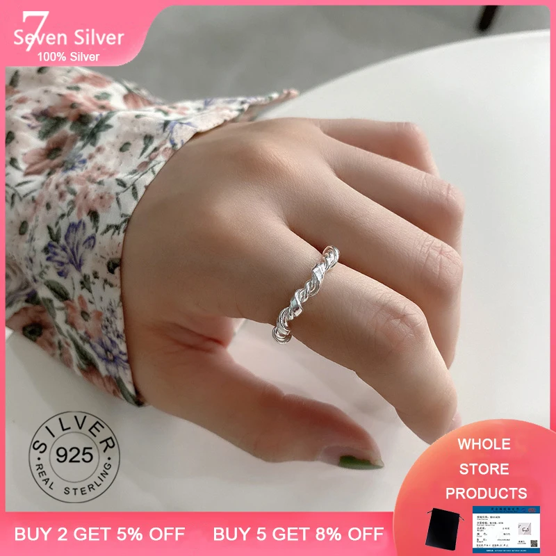 

925 Sterling Silver Ring simple style Party Ring For Women Wedding Rings Original Fine Jewelry gift