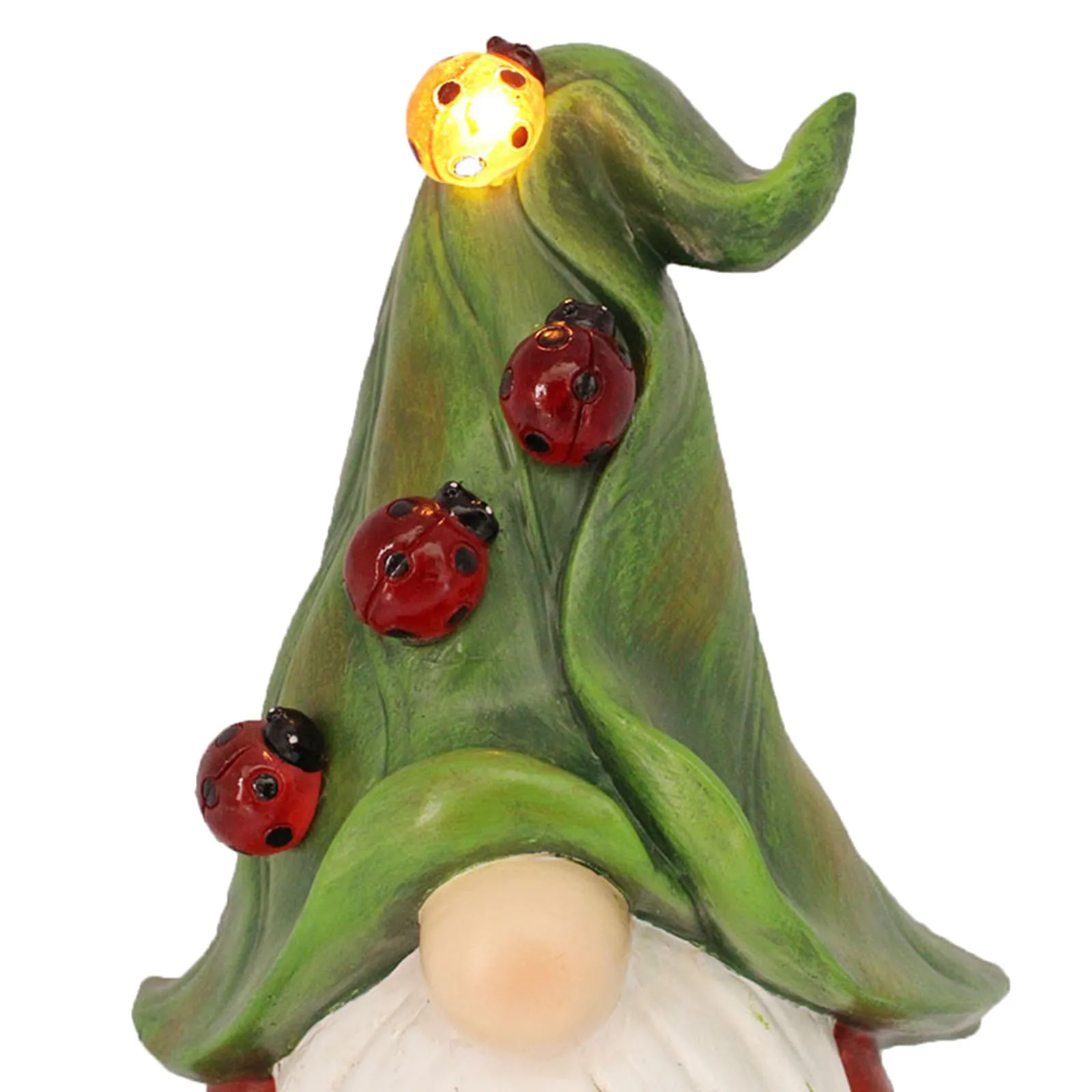 

50# Garden Dwarf Statue Decoration Resin Ornament With Solar Led Light Easter Decoration Garden Decoration Outdoor Sculptures