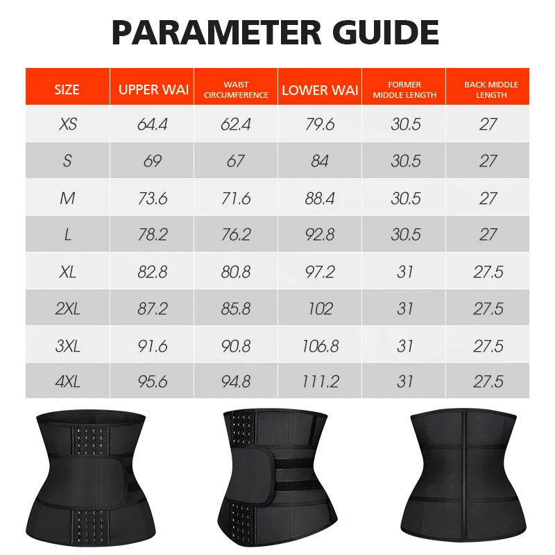 

Latex Waist Trainer 9 Steel Bones Women Sweat Belts Women Corset Tummy Body Shaper Fitness shapewear women Slimming underwear