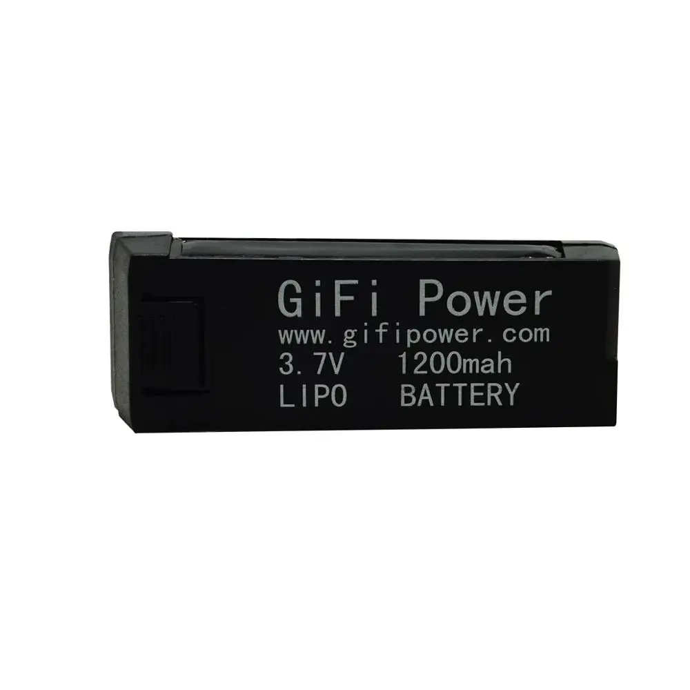Обновление 1 2 шт. gifi power 3 7 в 1200 мАч Lipo батарея для дрона X PRO RC E58 L800 S168 QUADCOPTER|Детали и