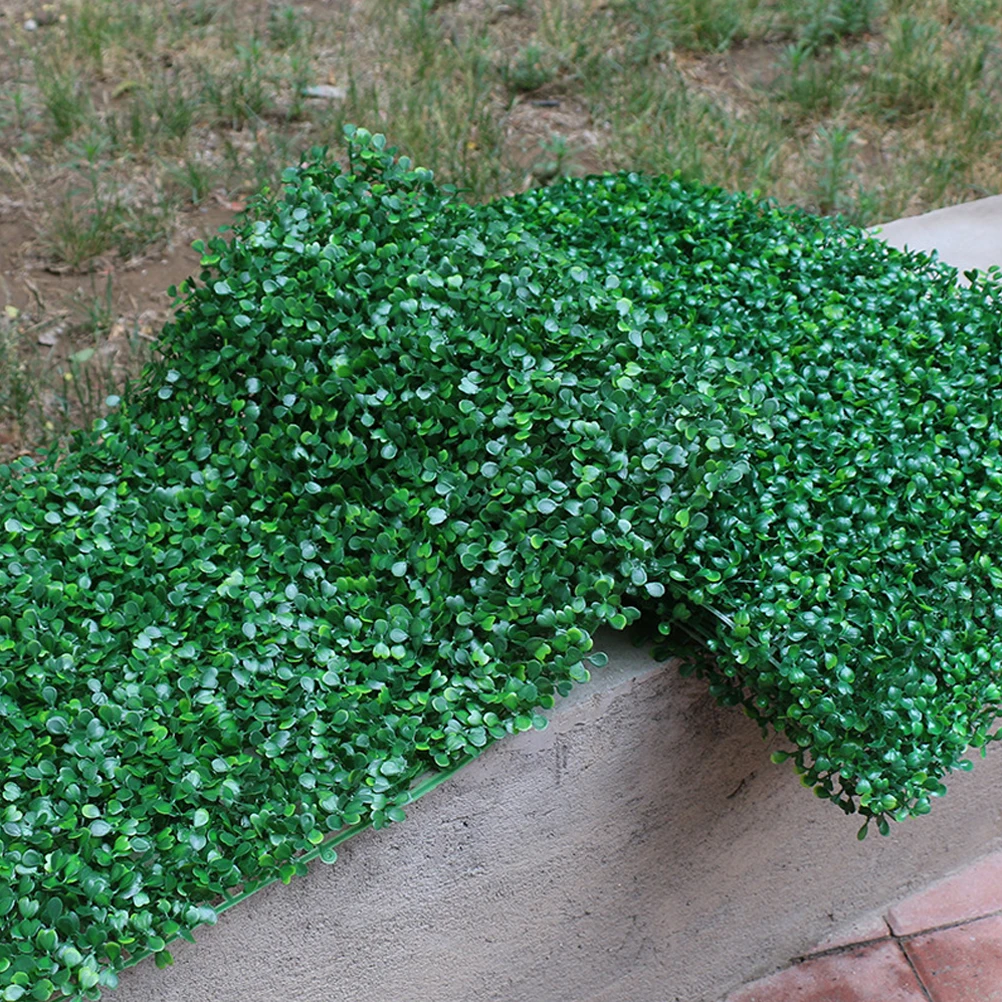 

Fake Grass 40x60cm Fairy Garden Ornament Artificial Lawn Grass Panels Wall Fence Home Garden Backdrop Decor Yard Artificial Lawn