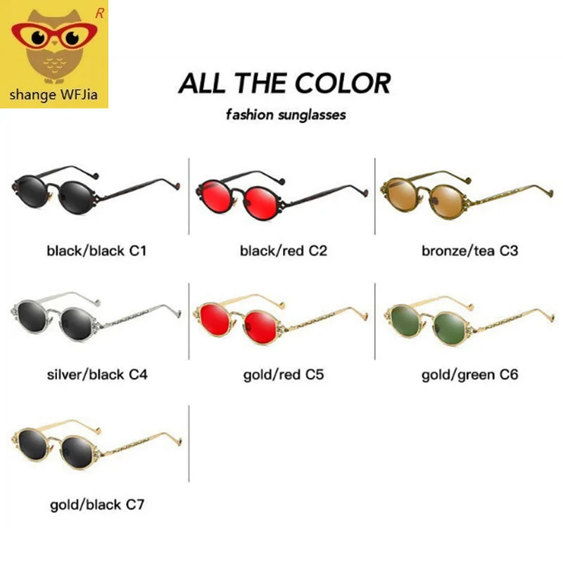 Женские солнцезащитные очки в стиле ретро брендовые дизайнерские панк с резным