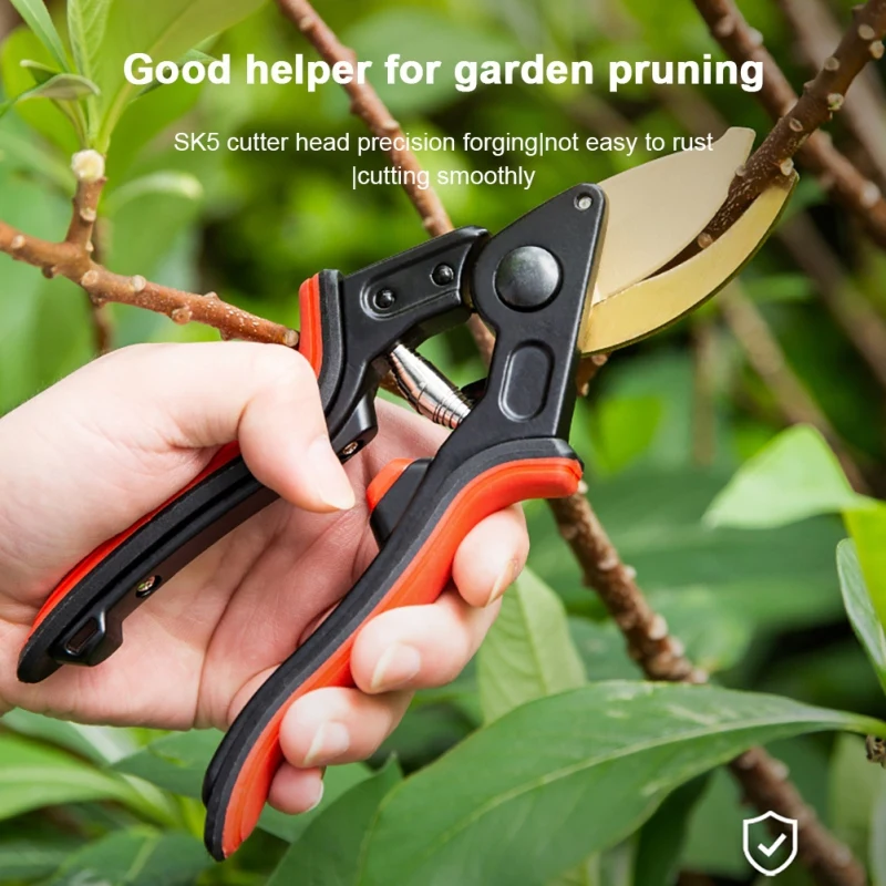 

Deli Plant Trim Horticulture Hand Pruner Cut Secateur Shrub Garden Scissor Anvil Branch Shear Orchard Pruning Hand Tool
