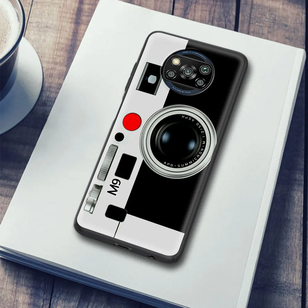 

Phone Case For Xiaomi Redmi Note 9S K40 8 9 8T 9T 7 9C 9A 7A 6A 8A K30 Pro Soft Funda Mobile Cover Classic Camera