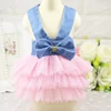 Puppy Summer Clothes Dog Dress Small Dog Clothes Tutu Skirt Princess Wedding Evening Dress Cat Outfit Girl Dog Clothes 4