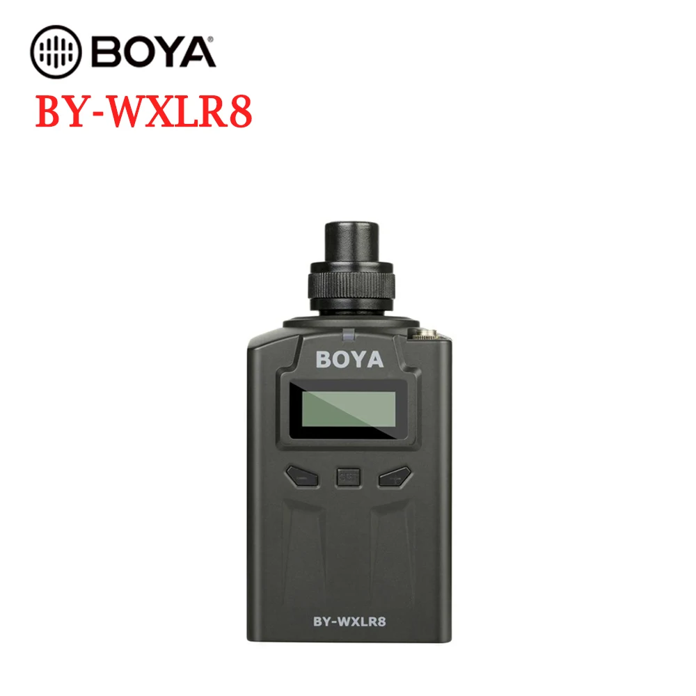 BOYA BY-WXLR8 разъем XLR аудио передатчик с ЖК-дисплеем для BY-WM8 BY-WM6 Беспроводная система