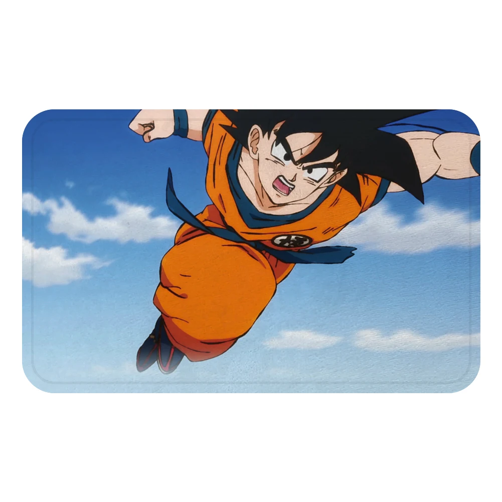 Сон Гоку мультфильм Dragon Ball коврик с рисунком из аниме коврик для ванной декоративные Противоскользящие коврики комната автомобиль пол бар ковры домашний декор для дверей подарок - Цвет: Тёмно-синий