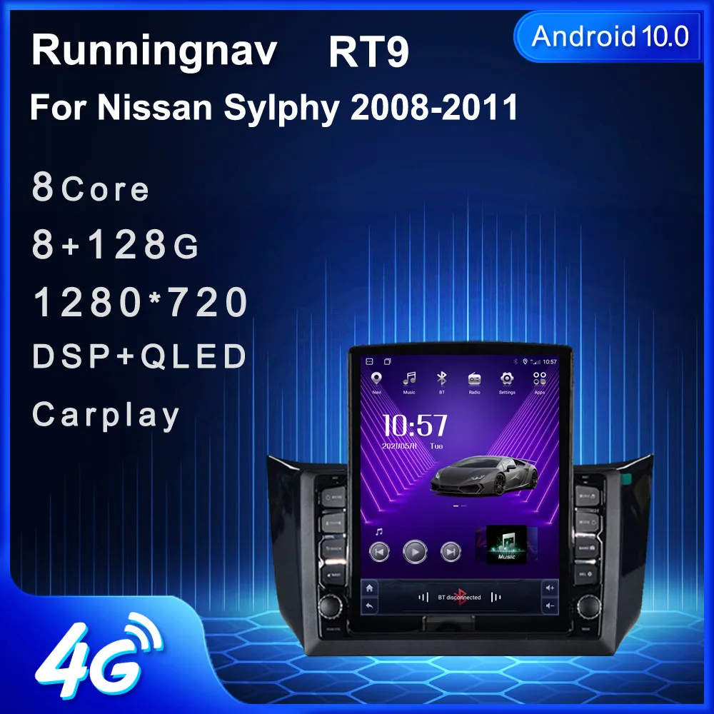 

Runningnav For Nissan Sylphy 2008 2009 2010 2011 Tesla Type Android Car Radio Multimedia Video Player Navigation GPS