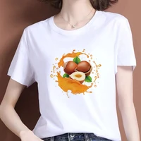 women t shirt interesting fruit printed casual top tees harajuku korean style graphic tops 2021 new kawaii summer short sleeve