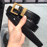 3cm leather top layer cowhide belt with gift box