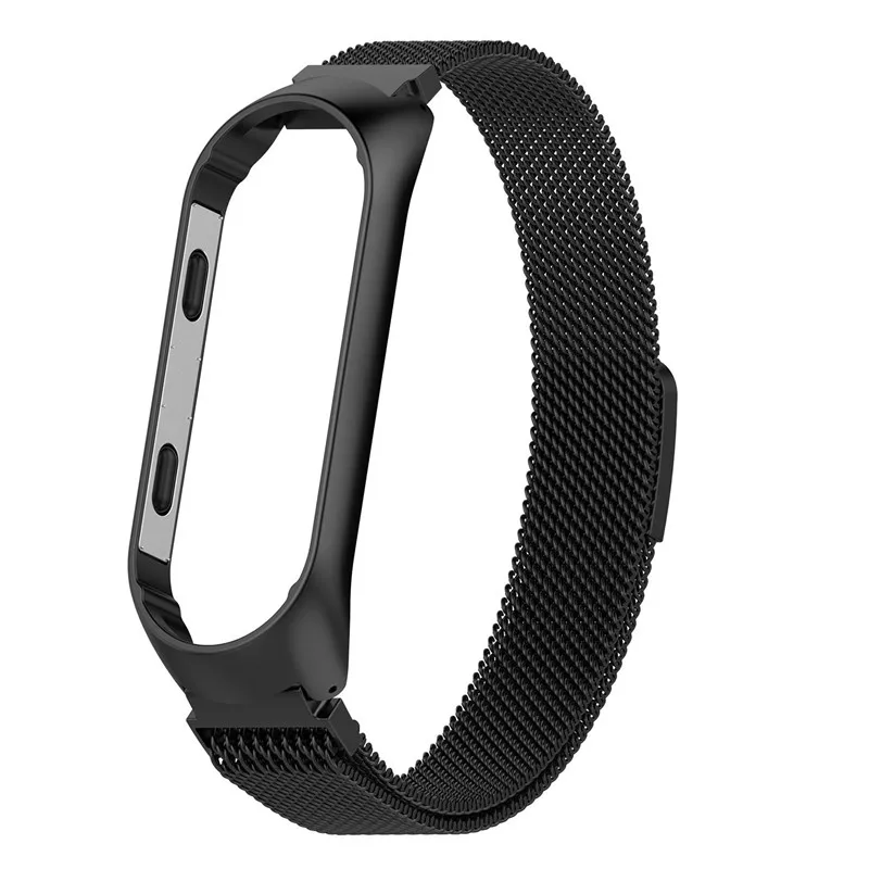 Браслет mi Band 4, браслет mi lanese с петлей, металлические полосы, умные ремешки для часов, ремень из нержавеющей стали для Xiao mi band 3 4, браслет на запястье