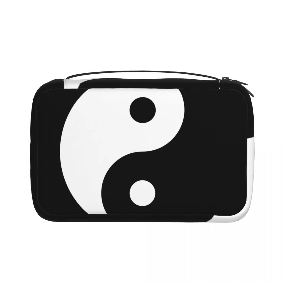 

Women Travel Cosmetic Bag Yin Yang Eastern Asian Philosophy Balance Harmony Organizer Storage Neceser Hanging Bathroom Wash Bag