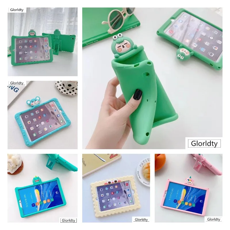 

For 10.2 iPad 7th 8th generation Kids soft siliconeTablets case For iPad 9.7 5th 6th Air 1 2 3 mini 4 5 pro 11 10.2 Capa Fundas