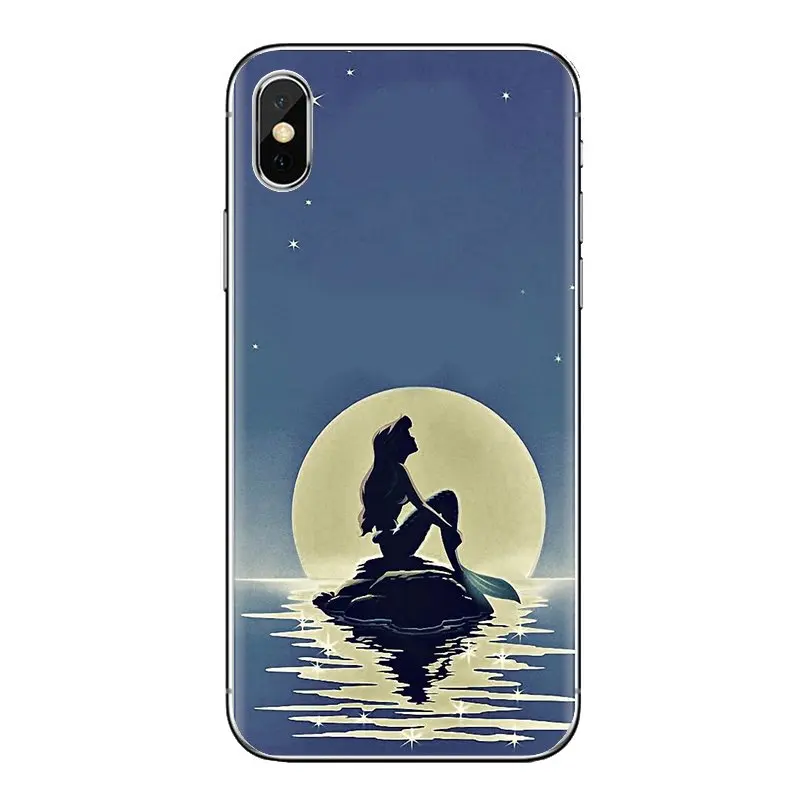 Transparent Soft Cover Ariel Sea Princess Mermaid Girls For Xiaomi Redmi 4 3 3S Pro Mi3 Mi4 Mi4i Mi4C Mi5 Mi5S Mi Max Note 2 |