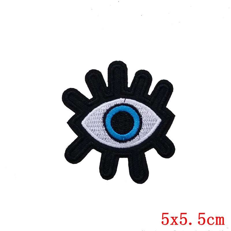 Глаз наклейка Утюг на одежду DIY крутая теплопередача сексуальный рот аппликация