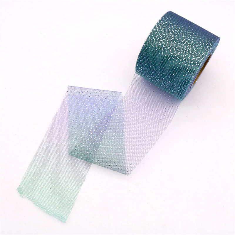 5 ярдов 60 мм цветная градиентная лента из органзы для творчества украшения