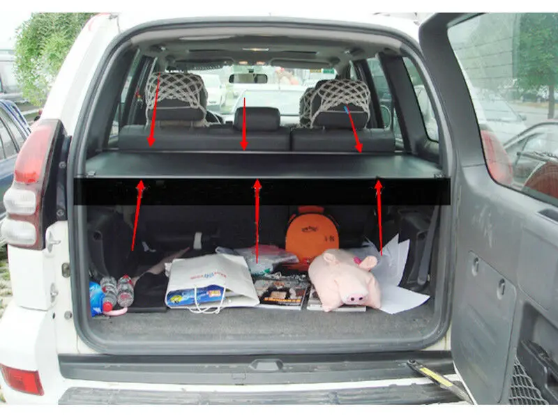 Черная Выдвижная багажная Накладка для груза багажника молдинговая накладка