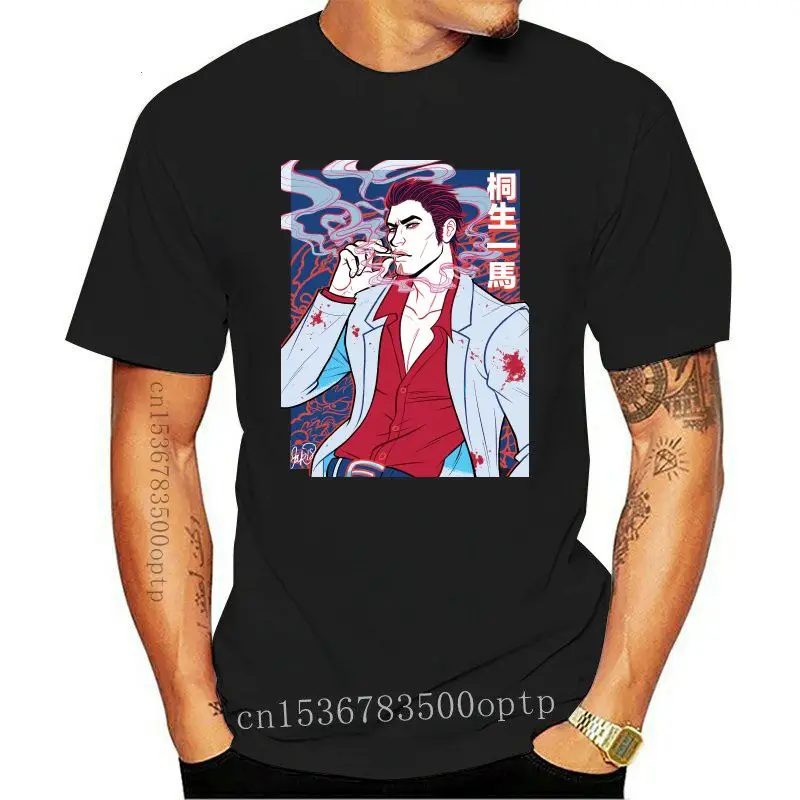 

Футболка Dragon Of Dojima для мужчин, футболка с надписью «Dragon Of Dojima» якудза, Японский дракон, гангстер, видеоигра, юмор, футболки с круглым вырезом, ...