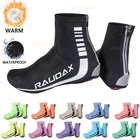 Зимняя велосипедная водонепроницаемая обувь Raudax для горных велосипедов, теплая флисовая мужская спортивная обувь, Нескользящие кроссовки для гоночных велосипедов