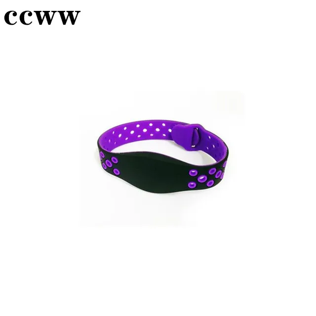 1Pcs Adjustable 13.56MHz RFID Waterproof Soft Wristband Silicone Bracelets Wrist Band NFC Smart S50 1k IC Access Control Card |
