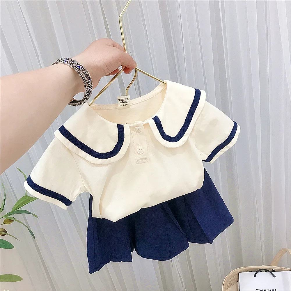 

Летний комплект из 2 предметов для девочек, одежда для маленьких девочек, летняя одежда для маленьких девочек, комплект одежды для маленьких...