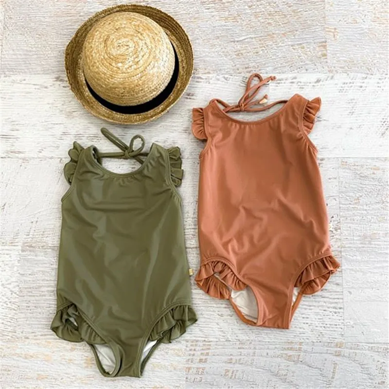 Хлопковые колготки для малышей одежда девочек Летние Купальники Твердые Цвет с О