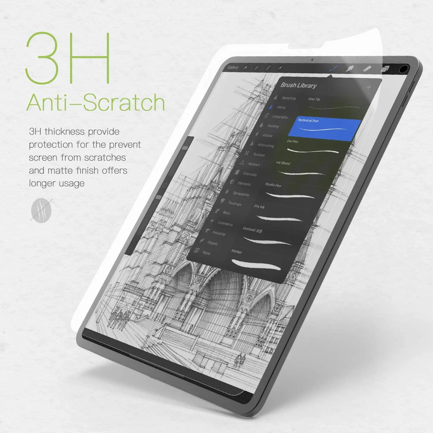

Paper Like Screen Protector Film Matte PET Painting Write For iPad 2018 9.7 Air 2 3 4 10.5 2020 Pro 11 10.2 7th Gen Mini 4 5