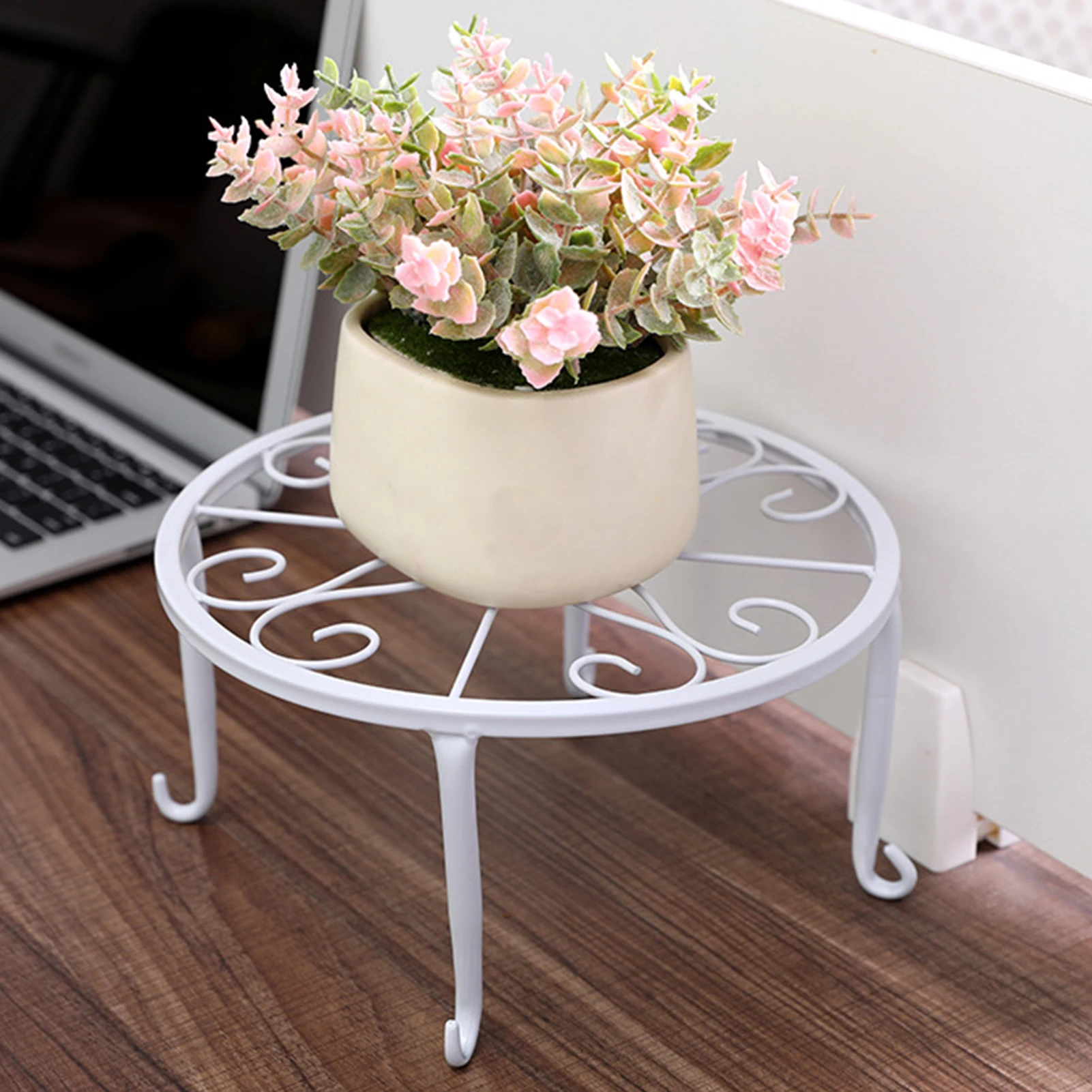 

3PCSWrought iron potted plant creative flower stand flower pot stand living room balcony home decoration decoration storage rack
