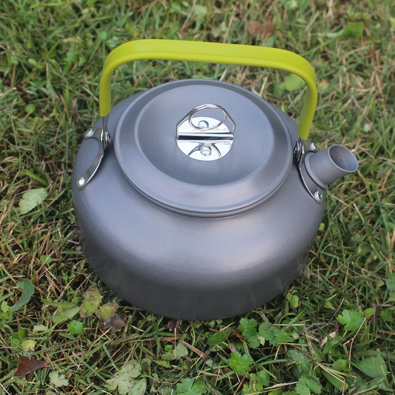 Наружный семейный набор посуды портативная посуда Алюминиевый горшок кастрюль и