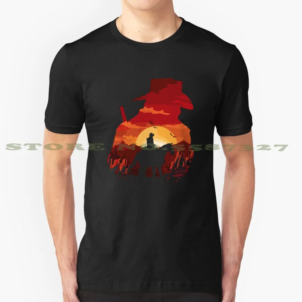 

Rdr Cowboy Cool Design Trendy T-Shirt Tee Rdr2 Redemption Redemption Redemption 2 Gaming Red Moon Red Moon Cowboy I Went To