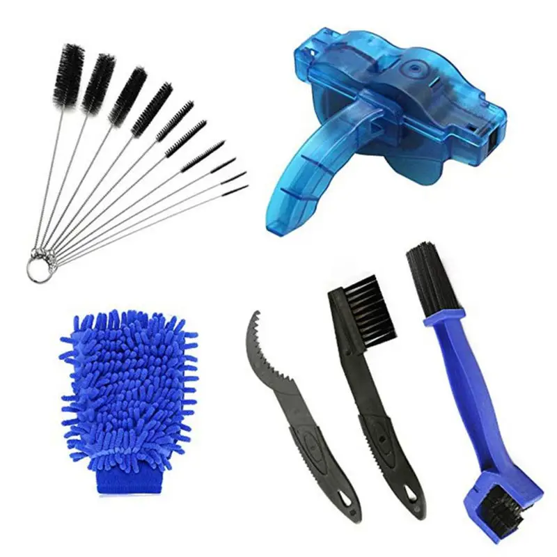 

Multi-tools Bike Chain Cleaning Brush Kit Bicycle Maintenance Washing Tool 24BD