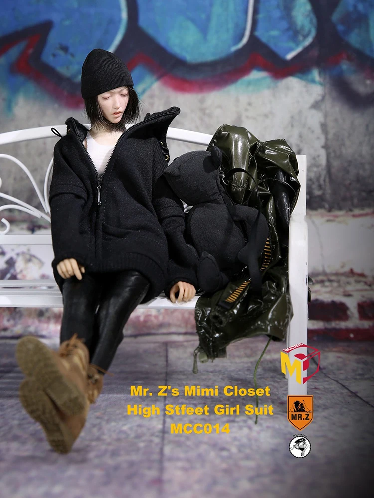 

Mr.z 1/6 Scale Mr. Zhu’s Mini Wardrobe High Street Girl Set MCC014 12' Action Figure Fashion Set Fan Gift Toy Collection Display
