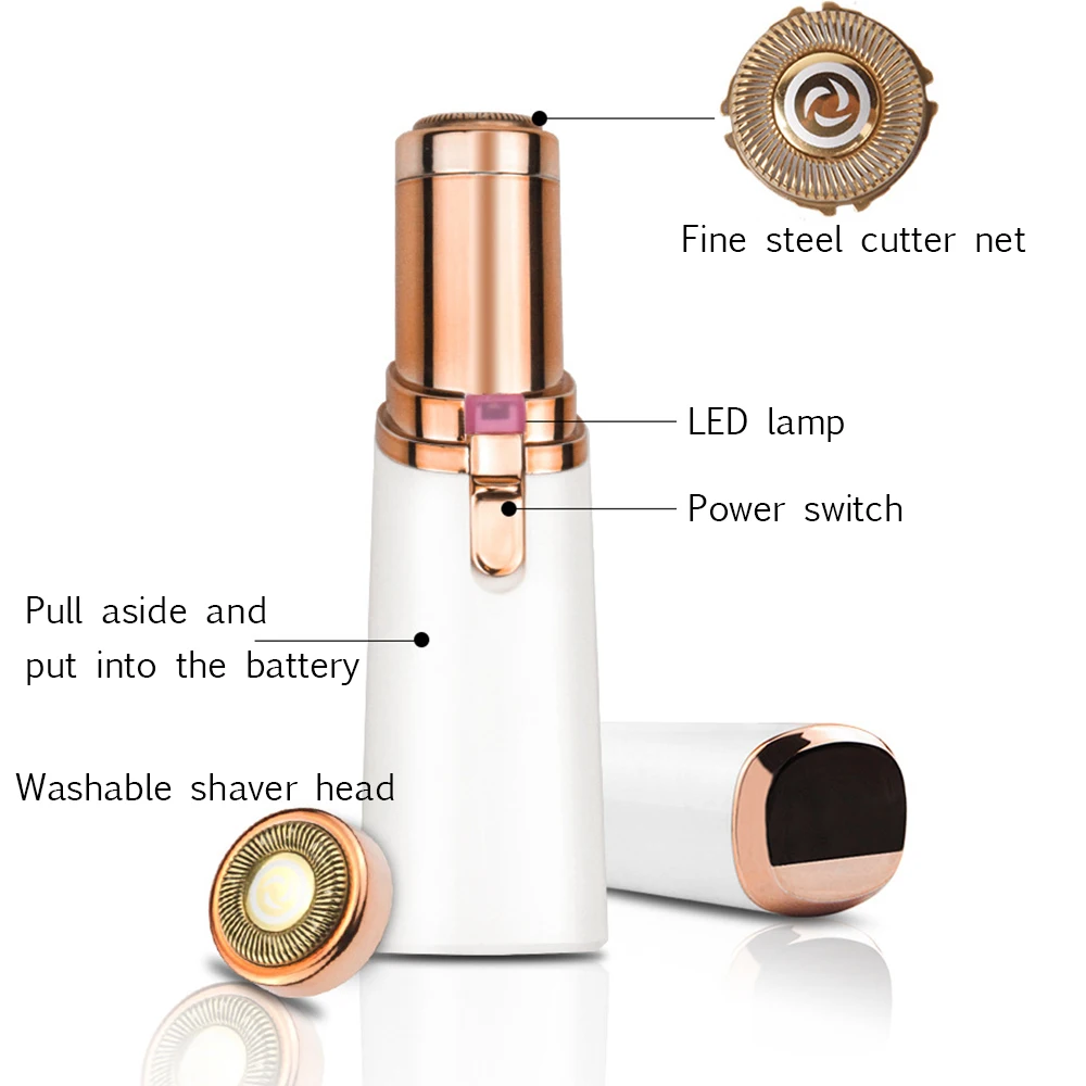 

Professional Hair Clipper Electric Eyebrow Ear Hair Shaver Suit Women Epilator Lipstick Shaver Waterproof Hair Trimmer