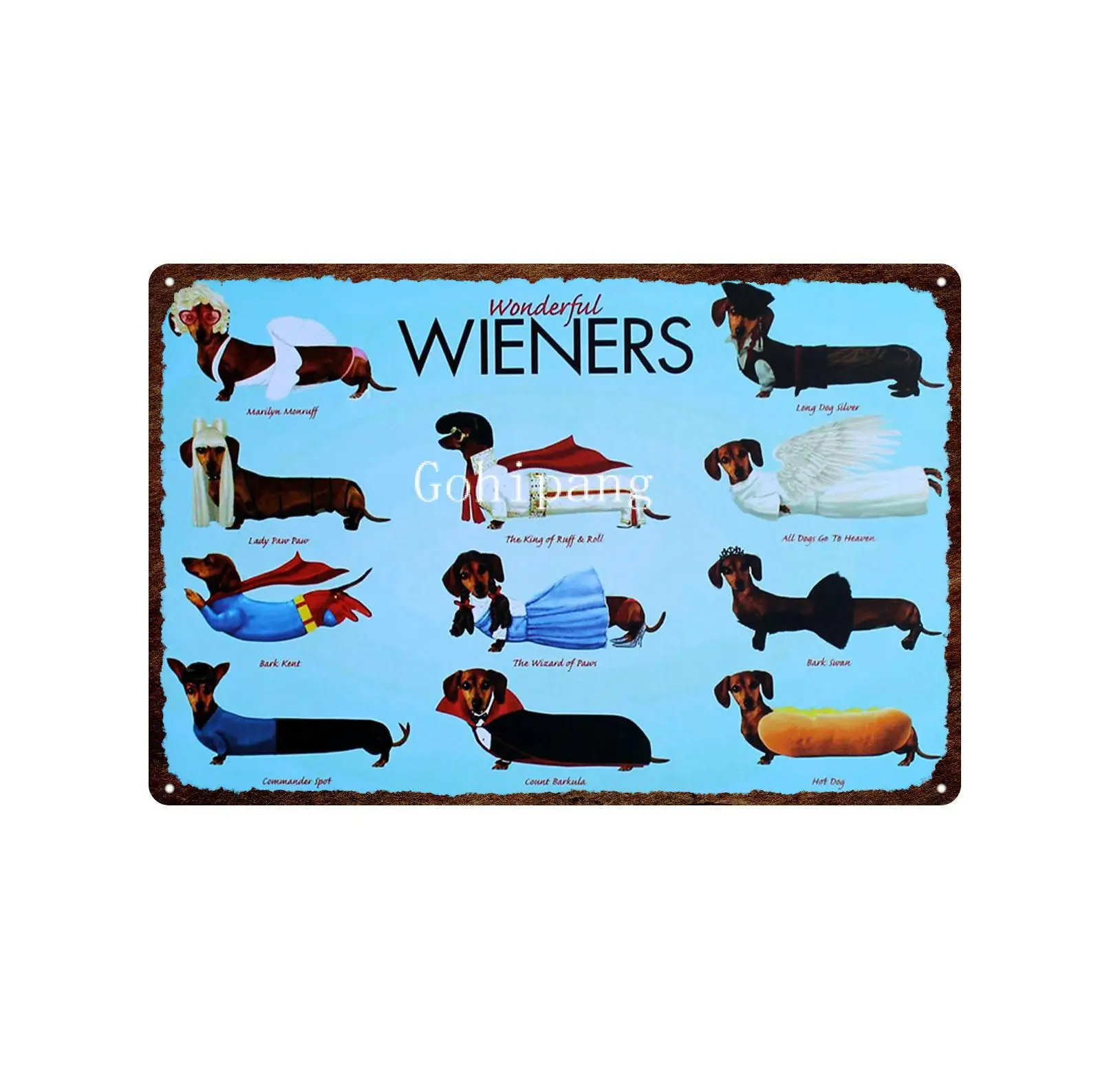 Новинка милые домашние собаки металлические вывески для домашнего декора