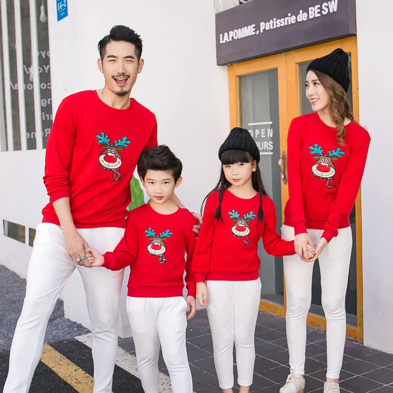 Сочетающаяся семейная Рождественская Пижама одежда Рождественский семейный