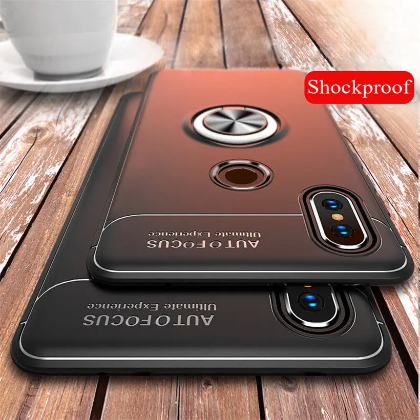 Чехол для Xiaomi Mi 8 6 6X 5X A1 A2 Mix 2 2S Max2 чехол с магнитным кольцом-держателем подставка