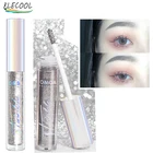 Блестящая Бриллиантовая фототушь ELECOOL для завивки ресниц, косметика, быстросохнущая пленка, сломанная блестящая тушь для ресниц, стойкий макияж