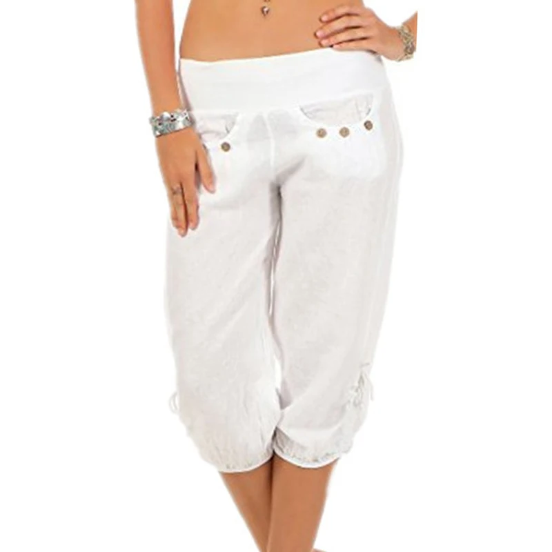 

Women Pants Lantern Solid cargo pants women Elastic Waist joggers women pantalon femme women's clothing Casual Pants